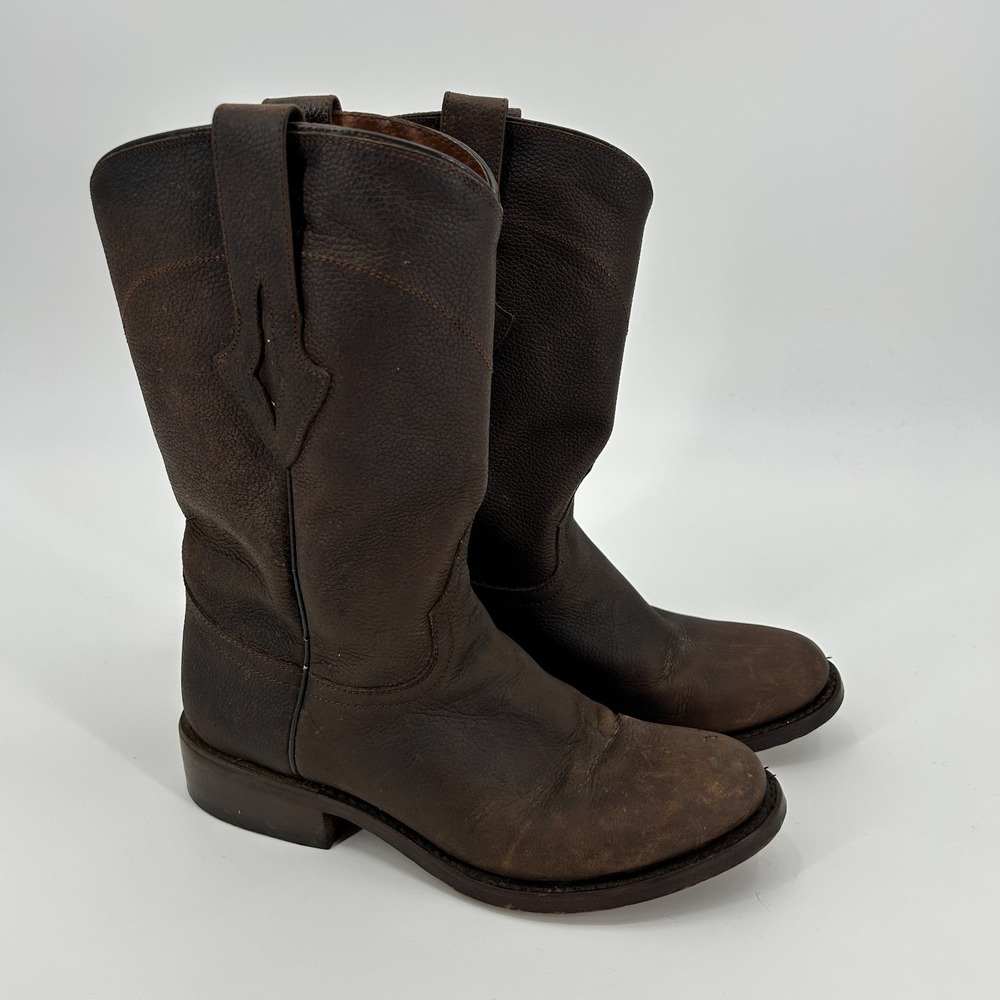 Resistol Ranch by Lucchese Western Cowboy Boots Womens 6B Leather Hand Crafted